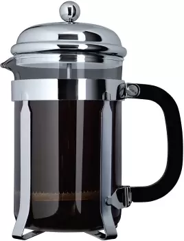 Grunwerg 6 cup Plunger Coffee Maker, Chrome