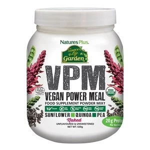 Natures Plus Source of Life Garden Vegan Power Meal Naked Protein 630g