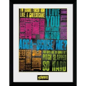 Pitch Perfect Quotes Collector Print