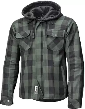 Held Lumberjack II Motorcycle Textile Jacket, black-green, Size L, black-green, Size L
