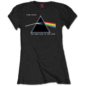 Pink Floyd - Dark Side of the Moon Womens Large T-Shirt - Black