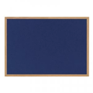 Bi-Office Earth-it Felt Notice Board 900x600mm Blue RFB0743233