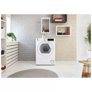 Hoover HLEH8A2TE 8kg Heat Pump Dryer in White B Rated Sensor NFC