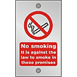 Prohibition Sign No Smoking Acrylic 20 x 12 cm