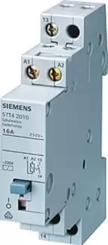 Siemens, 230V ac Coil Non-Latching Relay SPNO, 16A Switching Current DIN Rail, 5TT4201-0