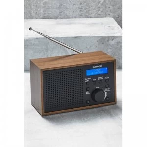 Daewoo Compact Wooden DAB/FM Radio