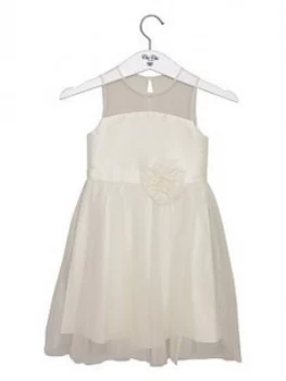 Chi Chi London Girls Saffie Dress - Cream, Size 5 Years, Women