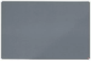 Nobo Premium Plus Grey Felt Notice Board 1800x1200mm