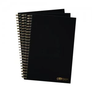 Pukka Hardcover Notebook B5 Black Pack of 3 9375-CD