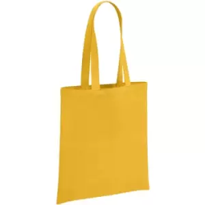 Brand Lab - Organic Shopper Bag (One Size) (Mustard Yellow)