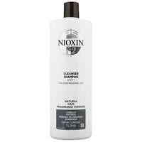 Nioxin 3D Care System System 2 Step 1 Cleanser Shampoo: For Natural Hair With Progressed Thinning 1000ml