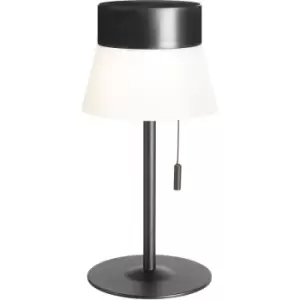 Forlight Deco LED Table Lamp with Round Tapered Shade Black, Opal, Warm-White 3000K, IP54