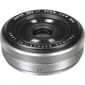 Fujifilm XF 27mm f2.8 Lens Silver