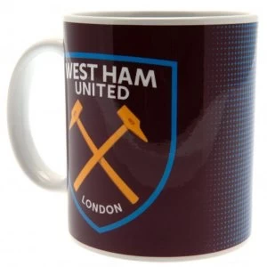 West Ham United FC Half Tone Mug