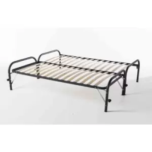Out & Out Original Out & Out Addison Double Bed with Pull-out Trundle - Black