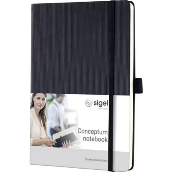 Sigel Sigel CONCEPTUM CO120 Notebook Blank Black No. of sheets: 97 A5 CO120