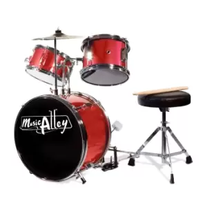 PDT Music Alley 3 Piece Jr Drum Kit Red