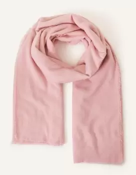 Accessorize Womens Light Pink Grace Super-Soft Blanket Scarf, Size: 100x180cm
