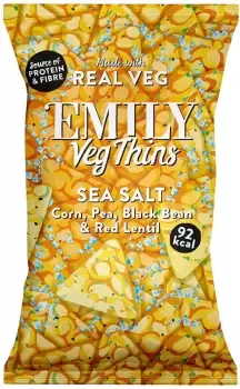 Emily Crisps Sea Salt Veg Thins - 23g x 24