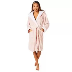 Light and Shade Pretty Woman Dressing Gown Ladies - Pink
