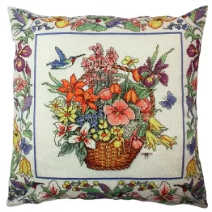 A11835 Multicolor Cushion Flower Basket