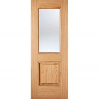 Arnhem Internal Glazed Prefinished Oak 1 Lite 1 Panel Door - 762 x 1981mm
