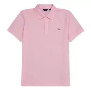 Gant Boys Pique Polo Shirt - Pink