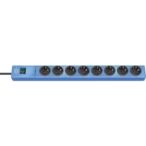 Brennenstuhl 1150610388 Surge protection power strip 8x Blue PG connector