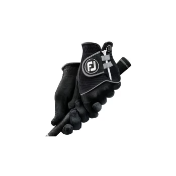 Footjoy Raingrip Mens Pair Gloves - Black - XL Size: XL, Dexterity: Pa