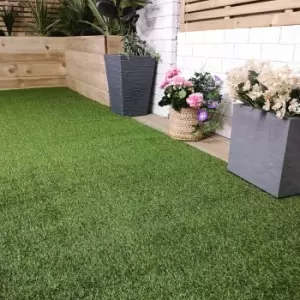 15mm Pile Outdoor Artificial Grass Astro Turf Lawn for Garden Patio