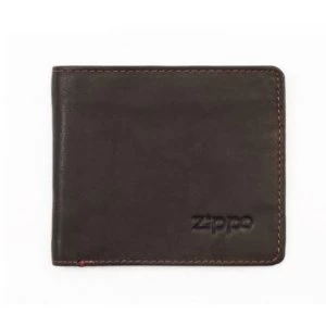 Zippo Leather Bi-Fold Wallet (11 x 10 x 1cm)