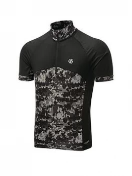 Dare 2b Stay The Course Cycling Jersey - Black, Size S, Men