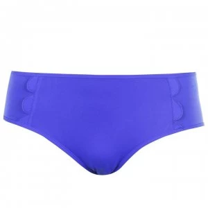 Seafolly Seafolly Petal Mid Waisted Bikini Pants - Reflex Blue