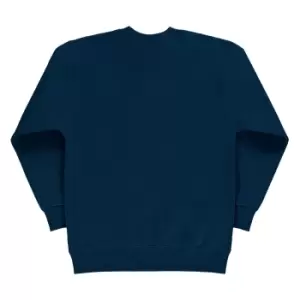 SG Kids/Childrens Crew Neck Sweatshirt Top (9-10) (Navy Blue)