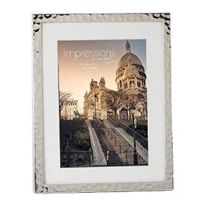 5" x 7" - Impressions Hammered Silver Plated Frame