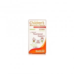 Healthaid Childrens Multivit + Minerals (tutti-fruity Flavour) Tablets 30s