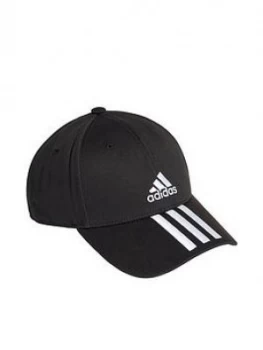 Adidas 3 Stripe Cap - Black, Women