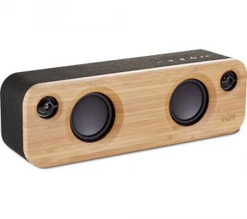 HOUSE OF MARLEY Get Together Mini Bluetooth Wireless Portable Speaker - Wood & Black