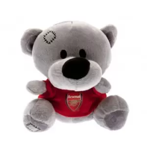 Arsenal FC Timmy Bear Plush Toy (One Size) (Grey/Red)
