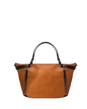 Desigual Handbags beige Handtasche mit Reissverschluss