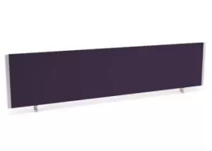 Impulse/Evolve Plus Bench Screen 1800 Bespoke Tansy Purple Silver Frame