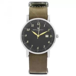 Unisex Smart Turnout Savant with Grey Leather Strap Watch
