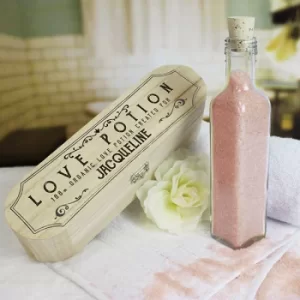 Personalised Himalayan Pink Bath Salts Love Potion