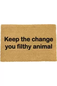Keep The Change Doormat - Regular 60x40cm