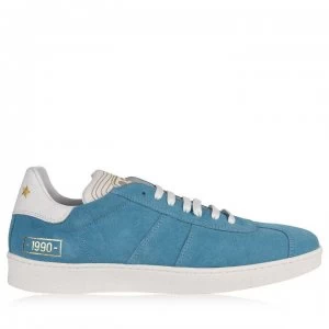 PANTOFOLA D ORO Panto Suede Trainers - SKY/WHITE