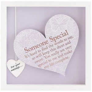 Said with Sentiment Square Heart Frames Someone Special
