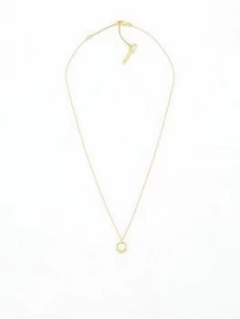 Whistles Ring Pendant Necklace - Gold