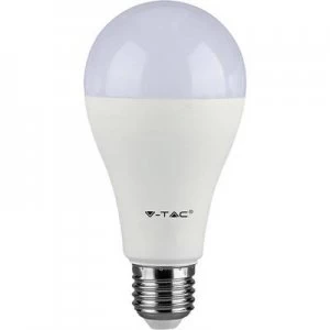 V-TAC 161 LED (monochrome) EEC A+ (A++ - E) E27 Arbitrary 15 W = 85 W Cool white (Ø x L) 66.5mm x 134mm