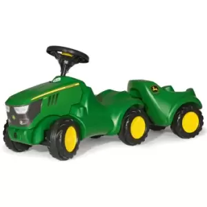Rolly Robbie Toys John Deere 6150R Mini Tractor and Trailer - wilko