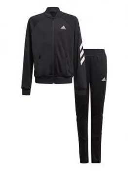 adidas Girls XFG Tracksuit - Black, Size 11-12 Years, Women